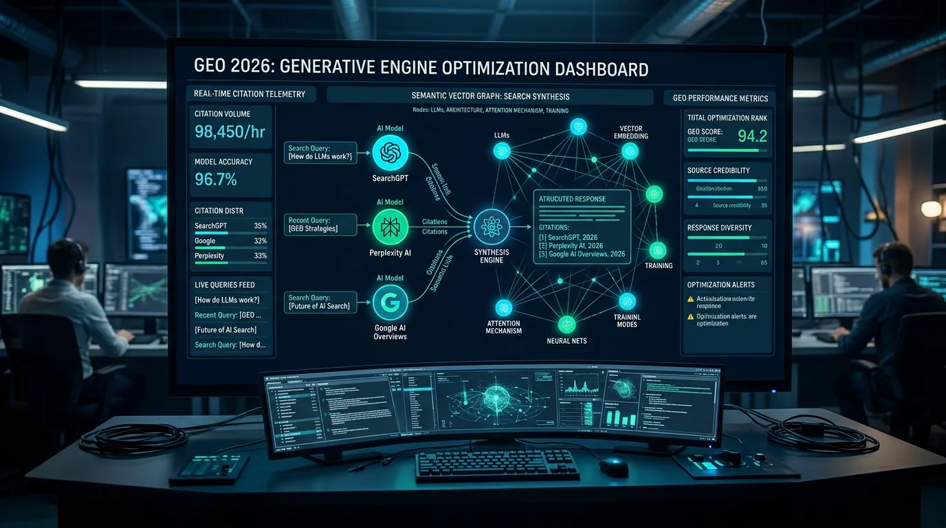 The Generative Engine Optimization (GEO) Handbook: Ranking in SearchGPT, Perplexity, and Google AI Overviews