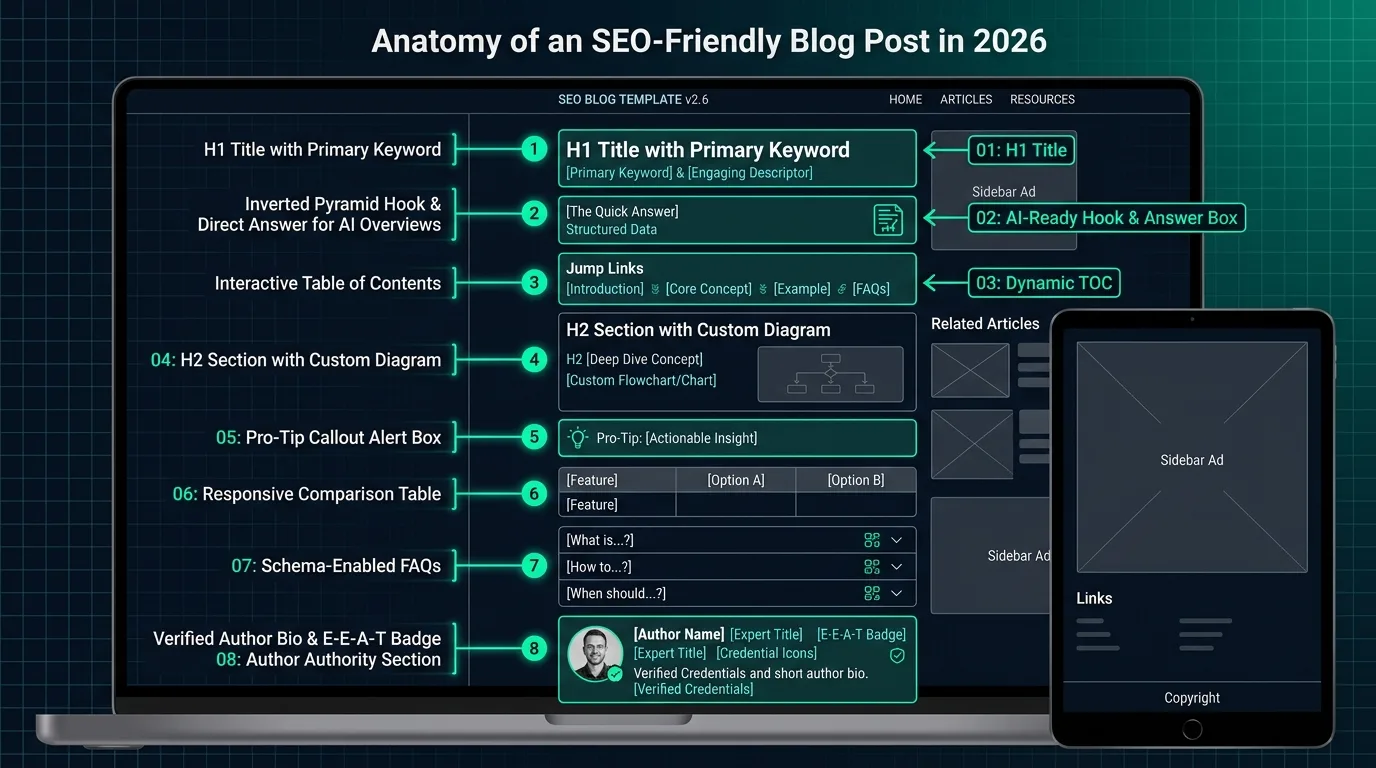 Anatomy of an SEO-Friendly Pillar Post Wireframe