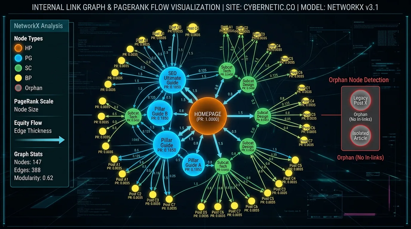 Competitive Backlink Gap Analysis — Competitor Link Graph Visualization