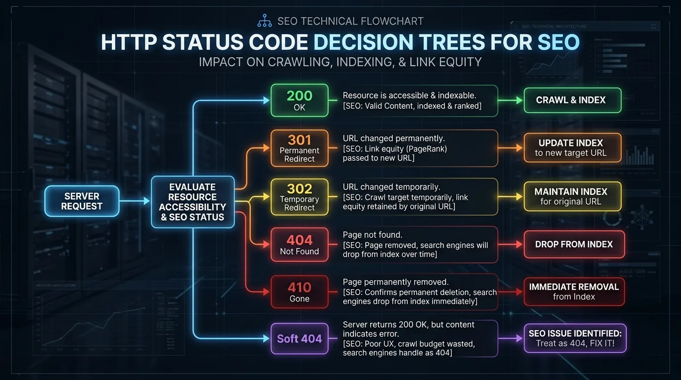 Content Pruning and Status Code Decision Tree Flowchart