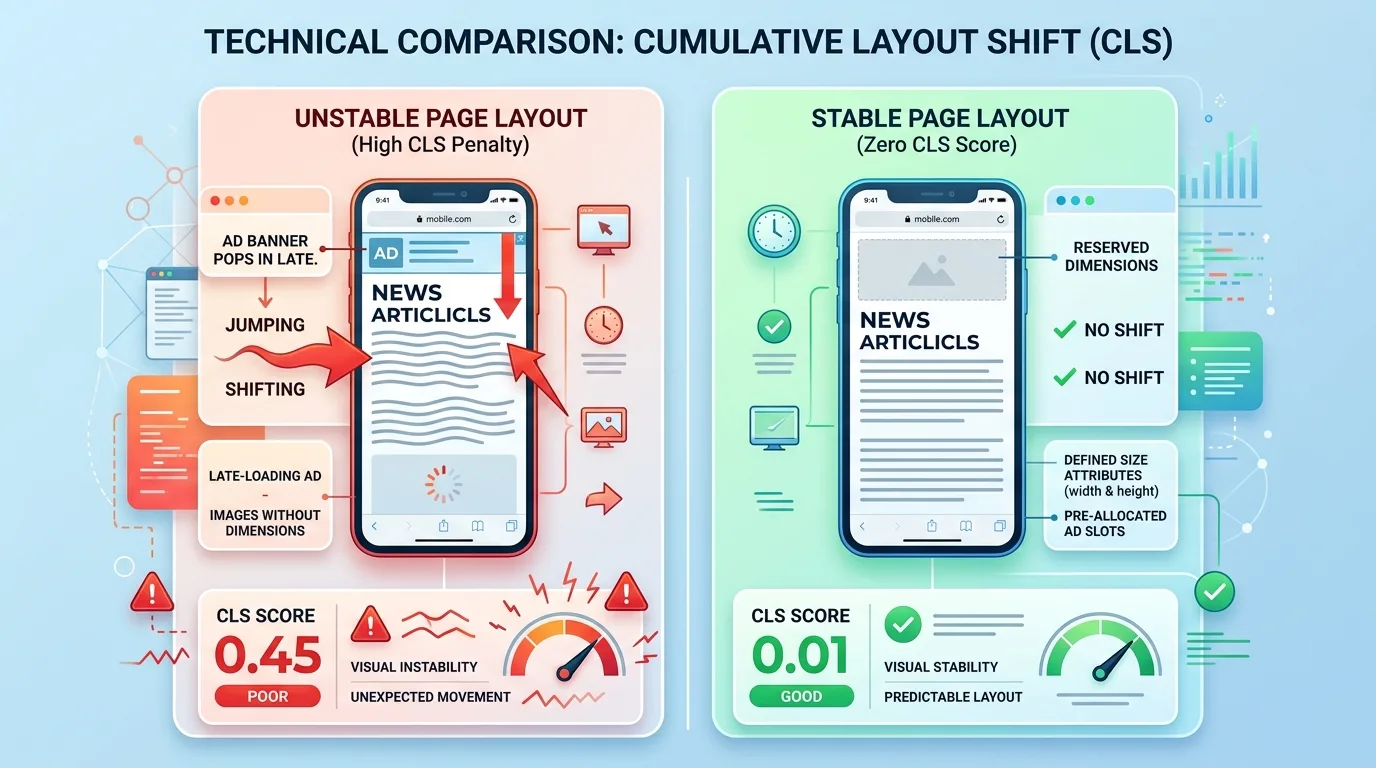 Mobile CLS Viewport Layout Shift Remediation for Responsive Images