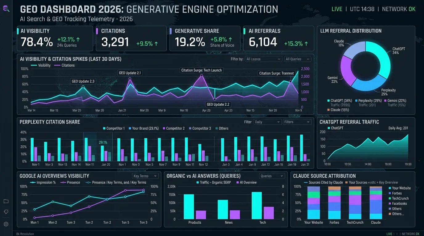 Multimodal AI Vision Search and Generative Engine Optimization Telemetry