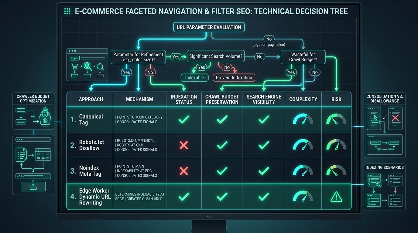 Product specifications attribute matrix diagram showing tabular data extraction by search engine crawlers