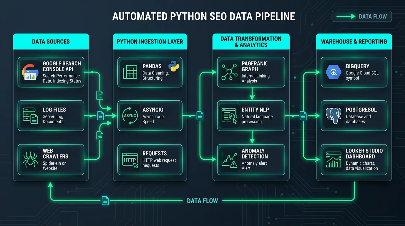 Automated Python SEO Data Pipeline Architecture